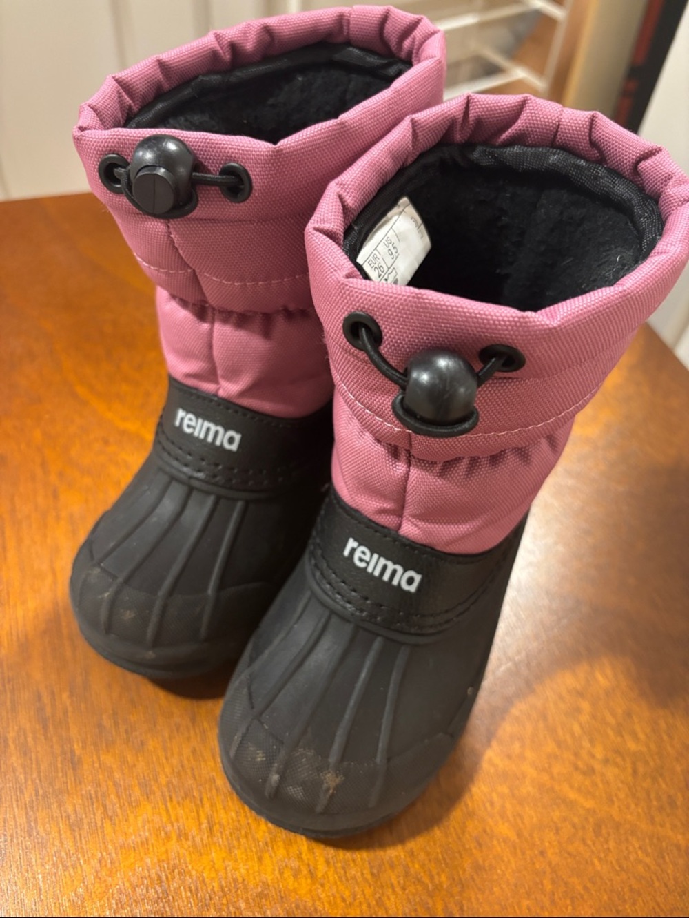 Reima Kids' Pink Winter Rain & Snow Boots